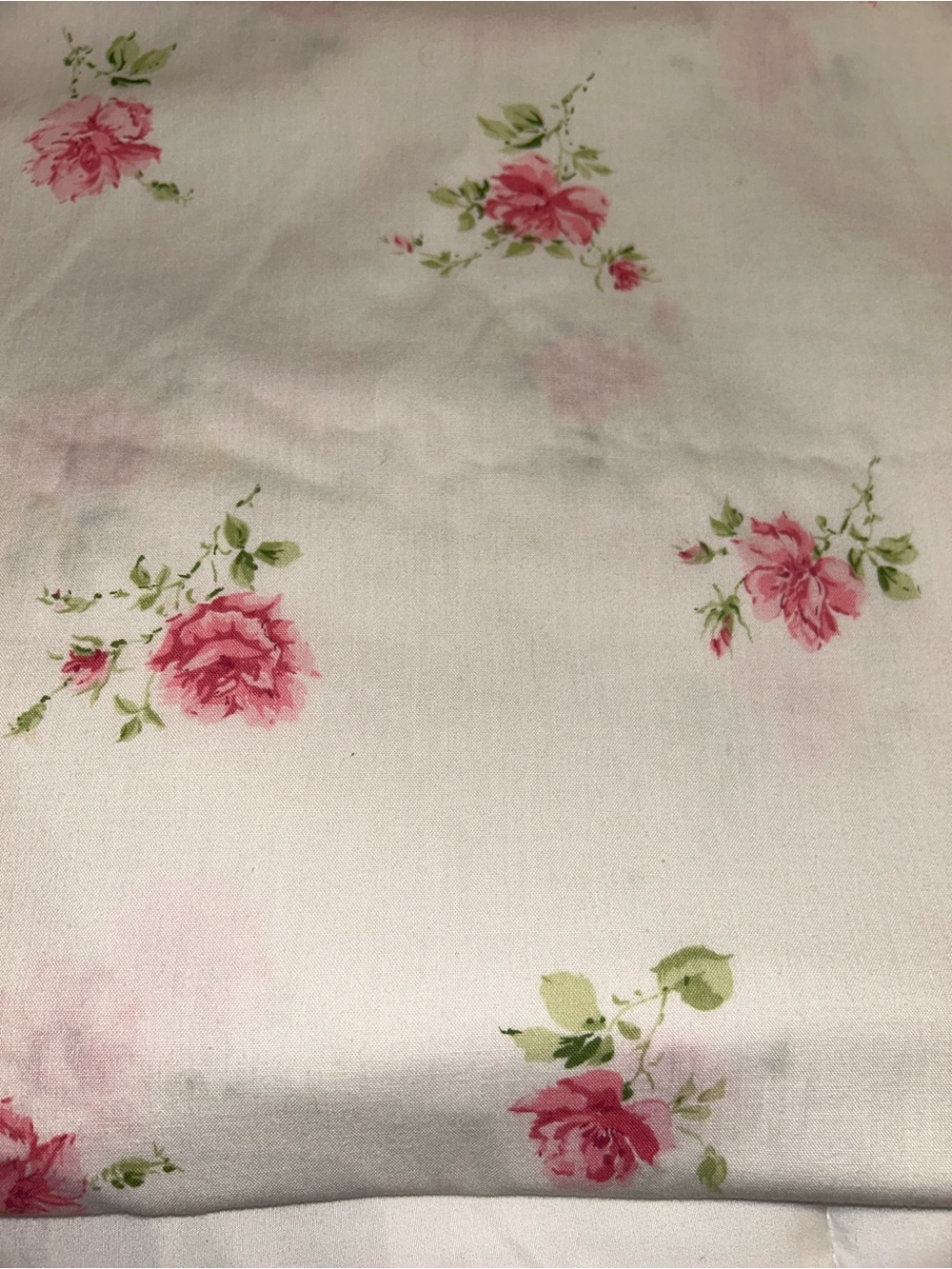 Floral Pink Rose double top sheet - Classic Home